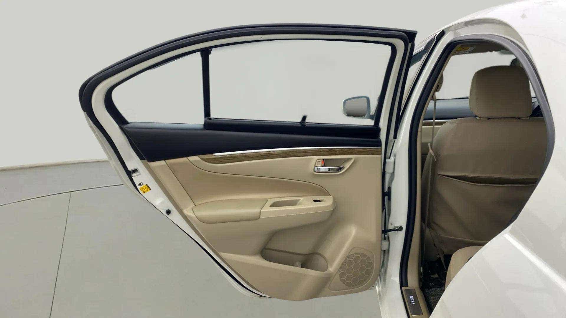 Rear door interior of a Maruti Suzuki Ciaz