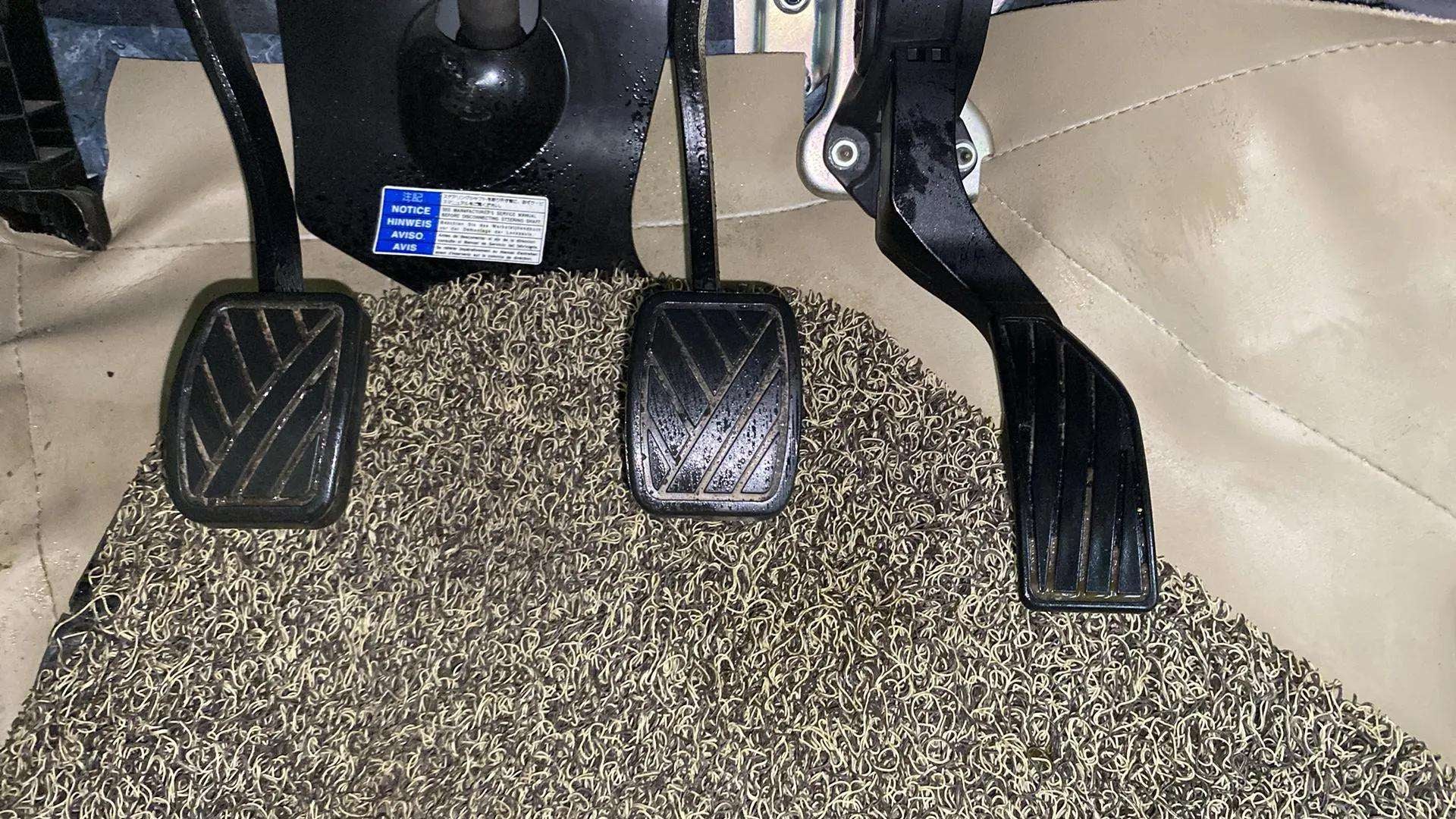 Pedals close-up of a Maruti Suzuki Ciaz