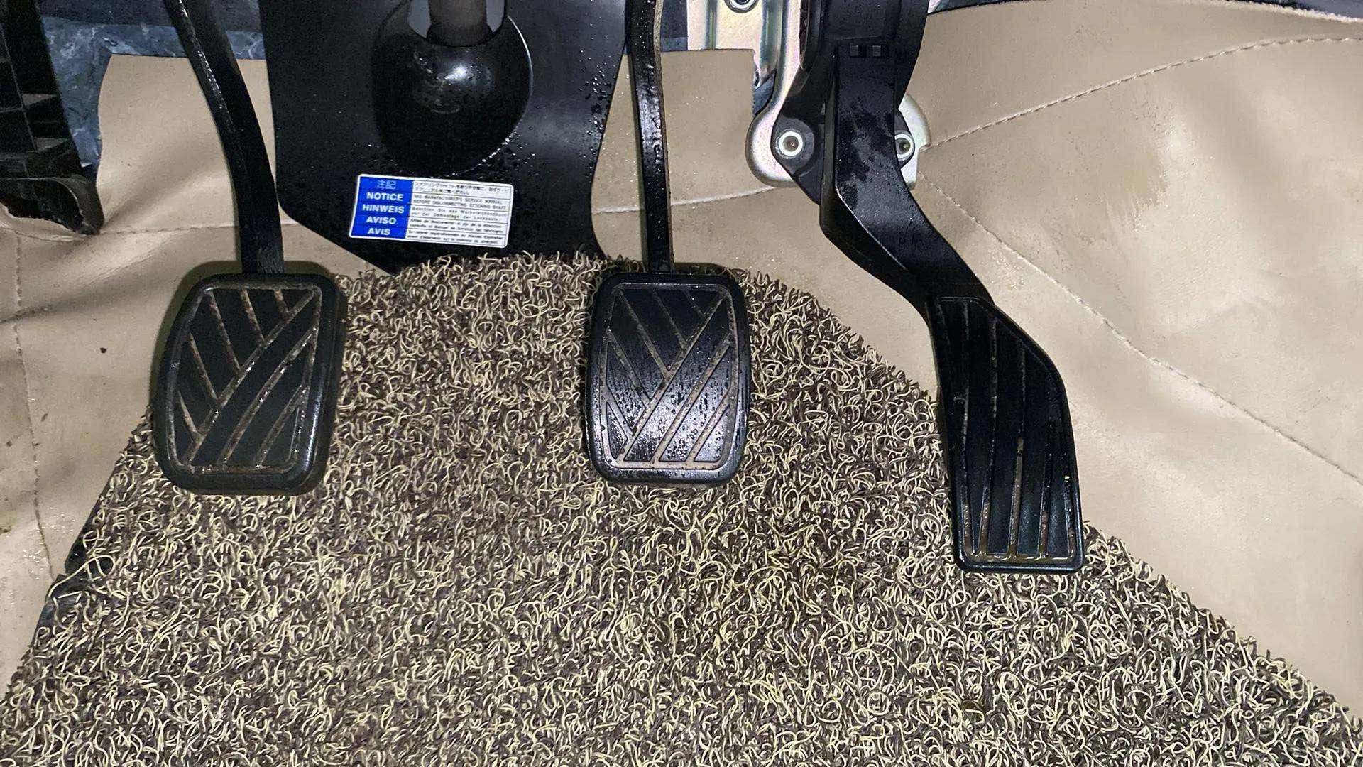 Pedals close-up of a Maruti Suzuki Ciaz