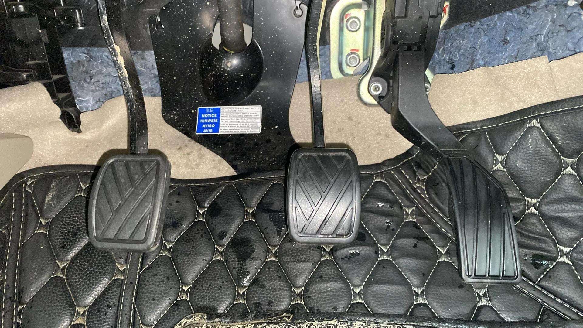 Foot pedal area of a Maruti Suzuki Ciaz