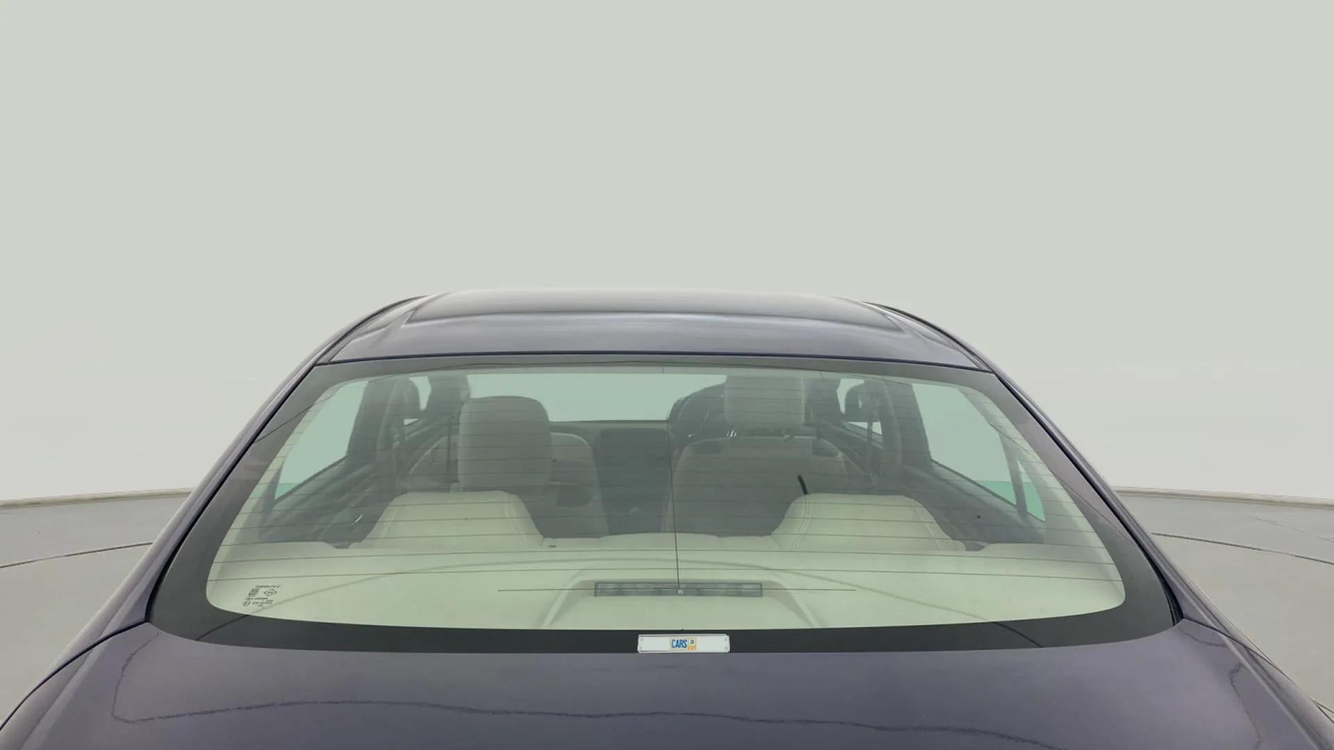 Rear windshield view of a Maruti Suzuki Ciaz