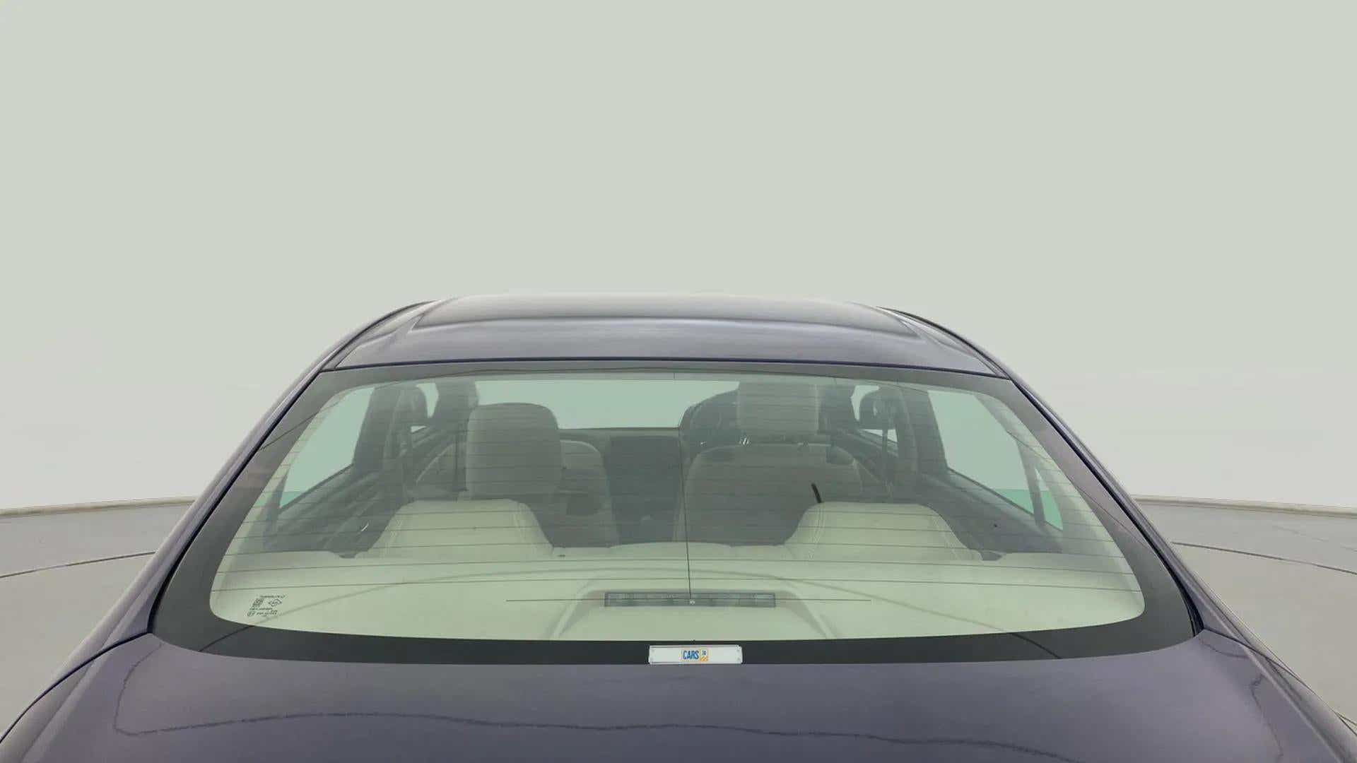 Rear windshield view of a Maruti Suzuki Ciaz