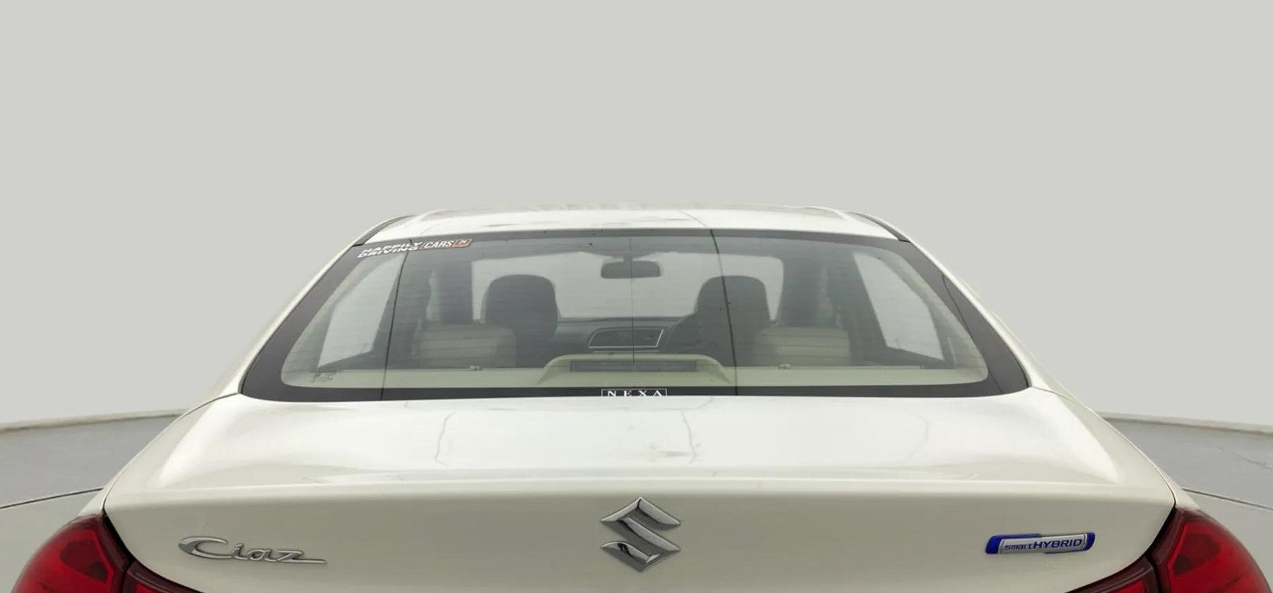 Rear view of a Maruti Suzuki Ciaz