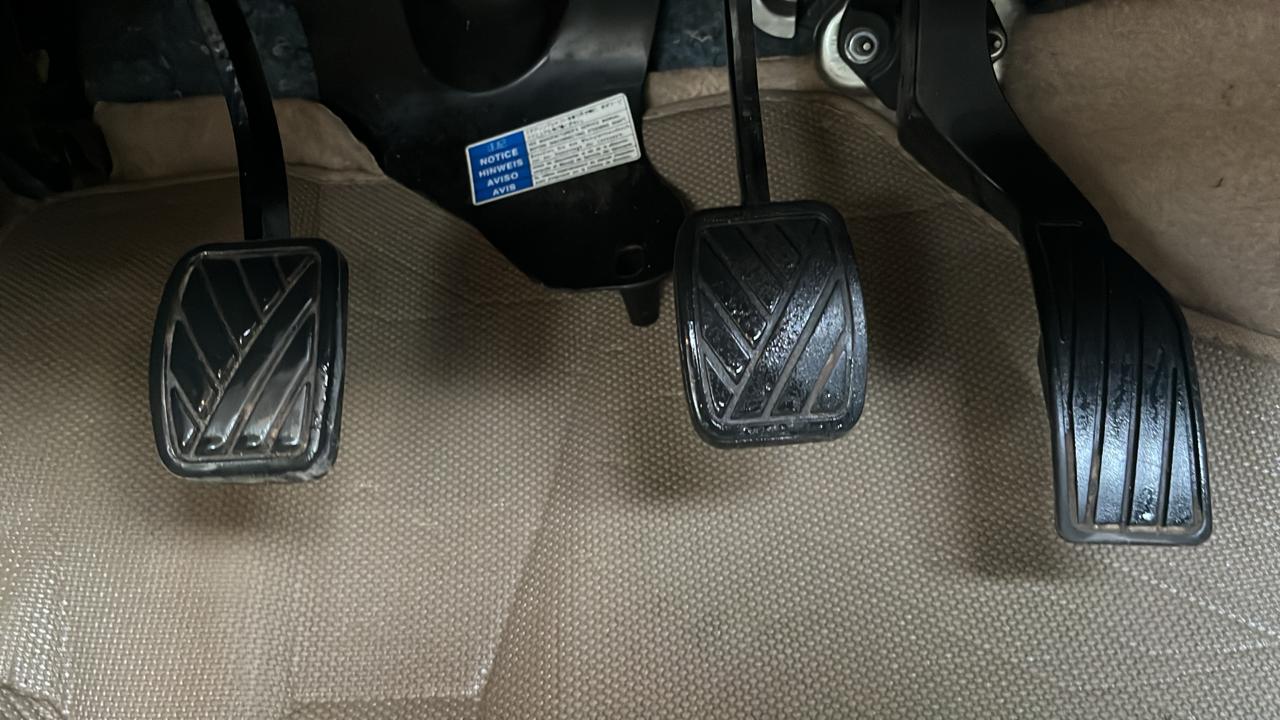Foot pedal area of a Maruti Suzuki Ciaz
