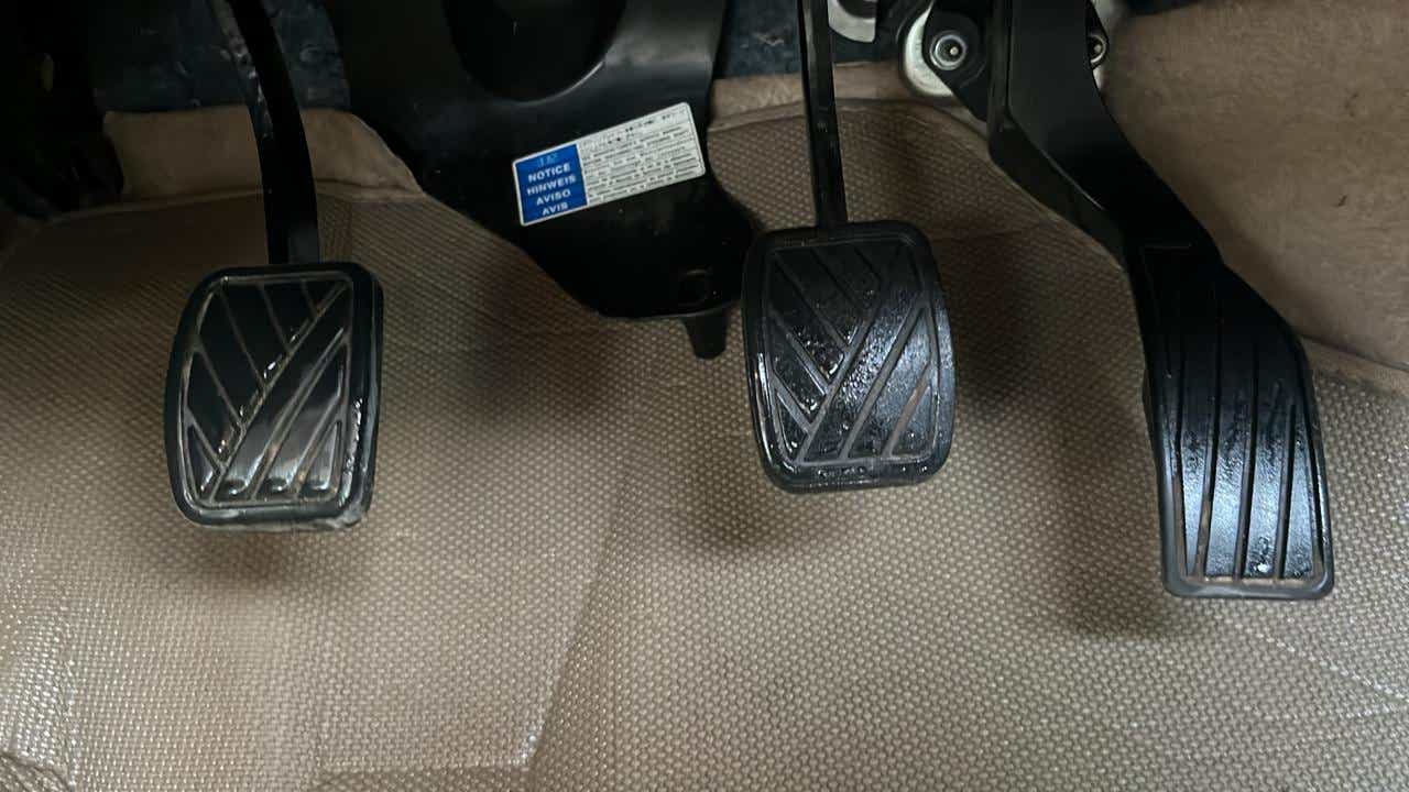 Foot pedal area of a Maruti Suzuki Ciaz