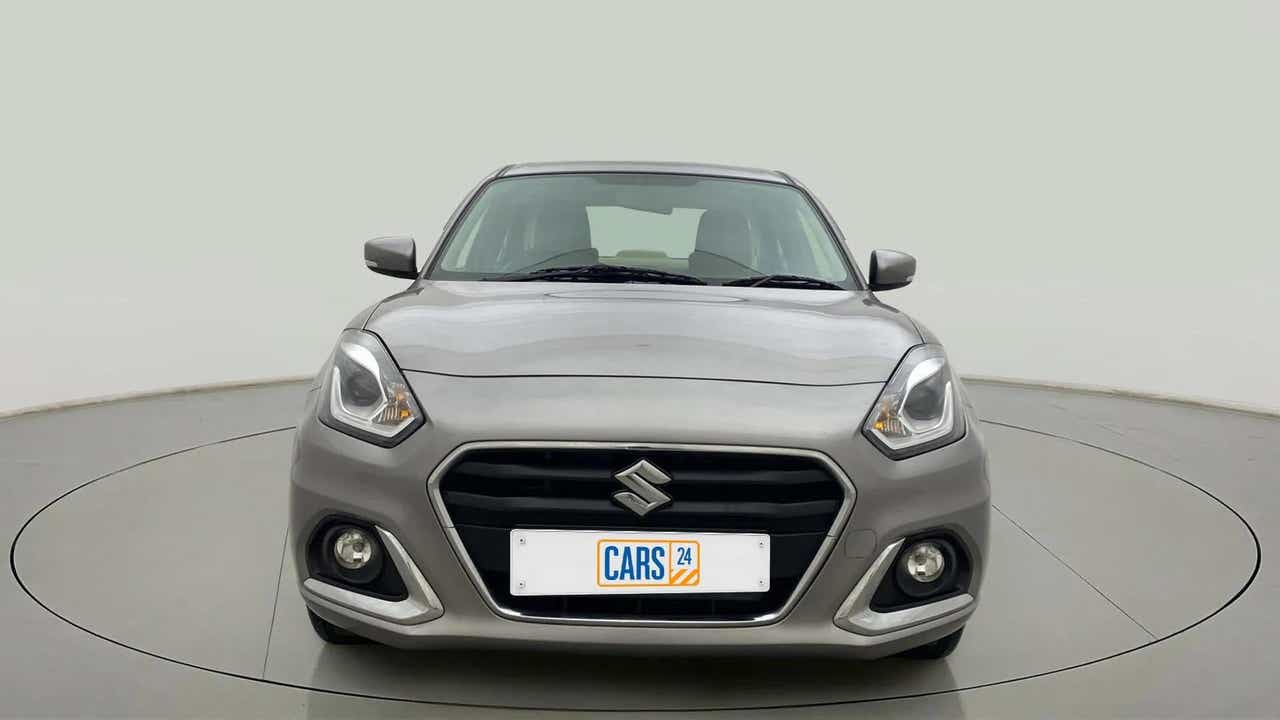 Front view of a Maruti Suzuki Dzire 2018-2023