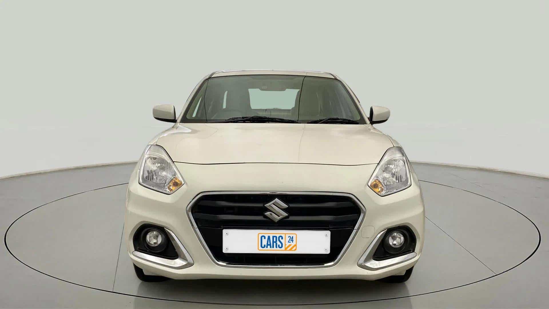 Front view of a Maruti Suzuki Dzire