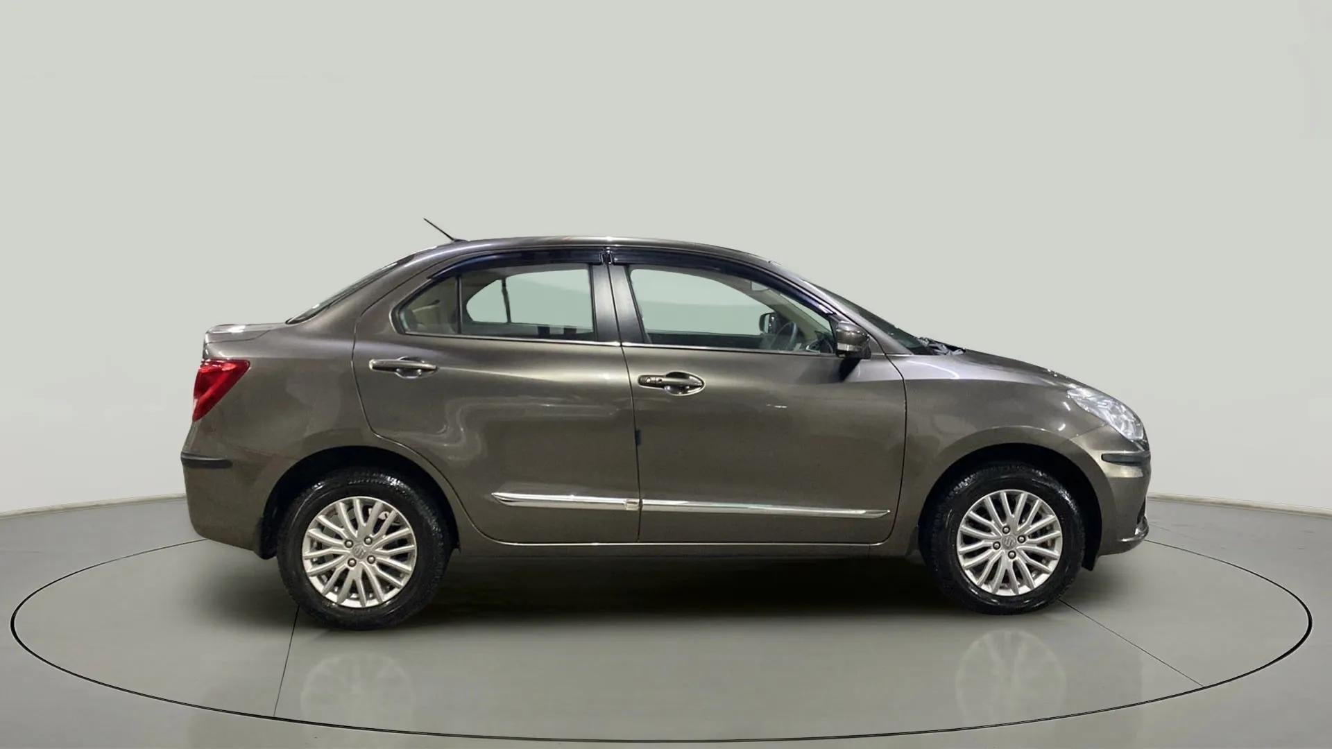 Side view of a Maruti Suzuki Dzire 2018-2023