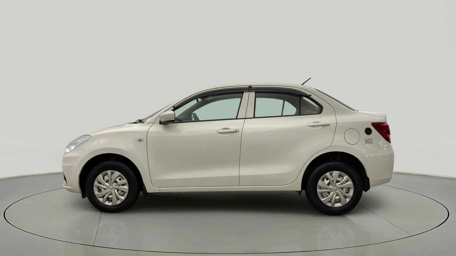 Side profile of a Maruti Suzuki Dzire