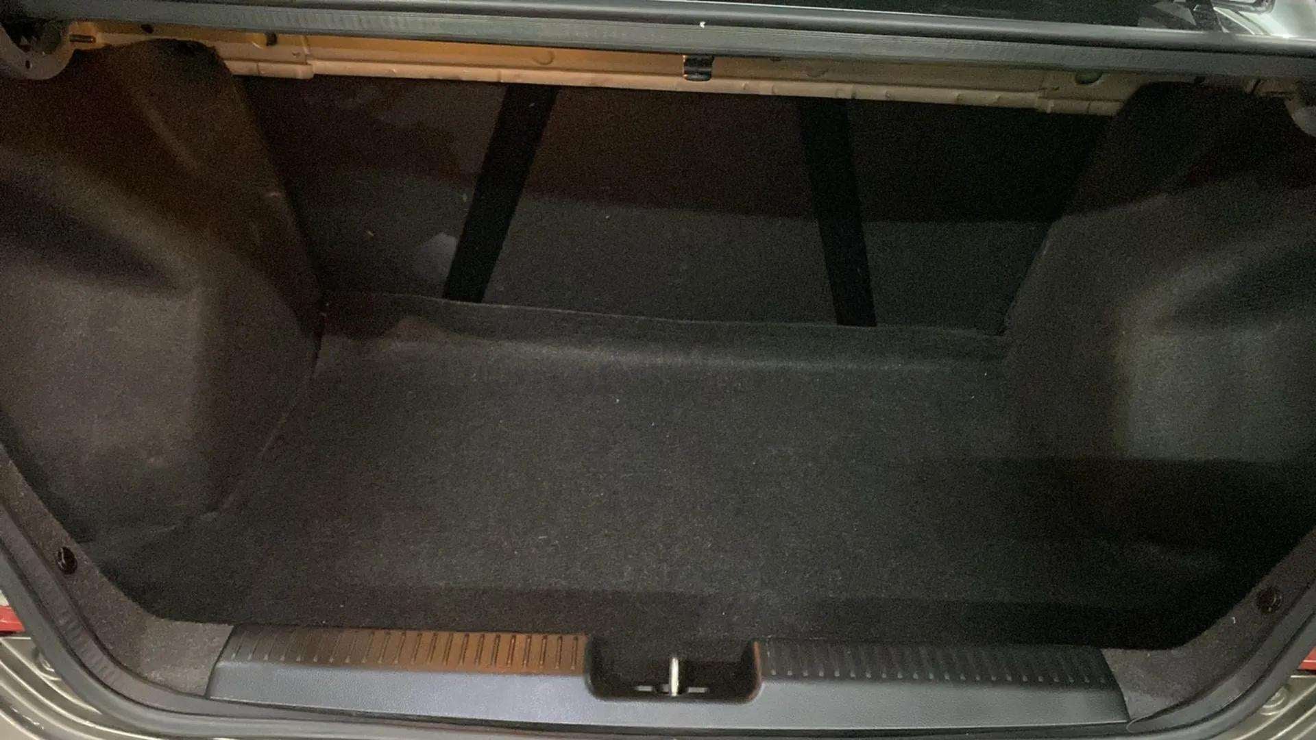 Open boot space of a Maruti Suzuki Dzire 2018-2023