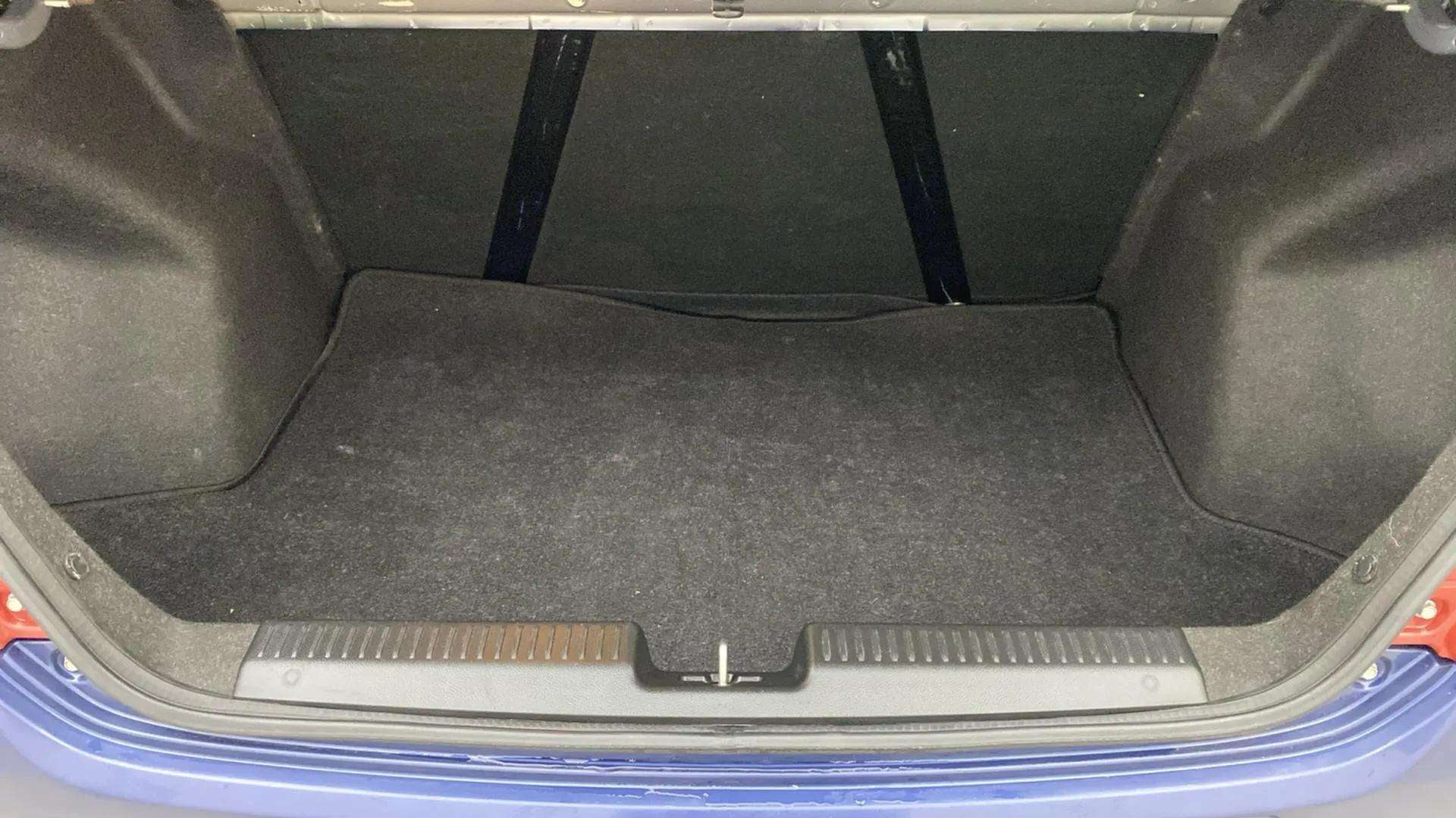 Boot space of a Maruti Suzuki Dzire