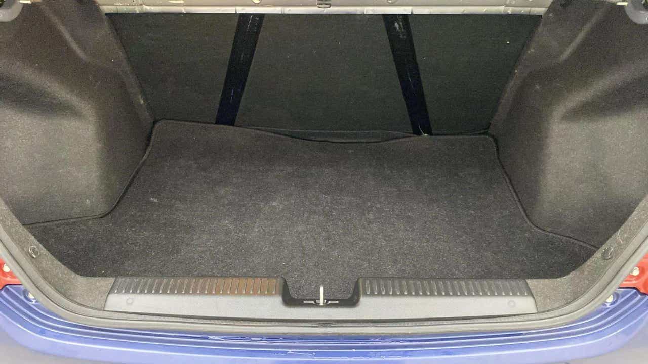 Boot space of a Maruti Suzuki Dzire