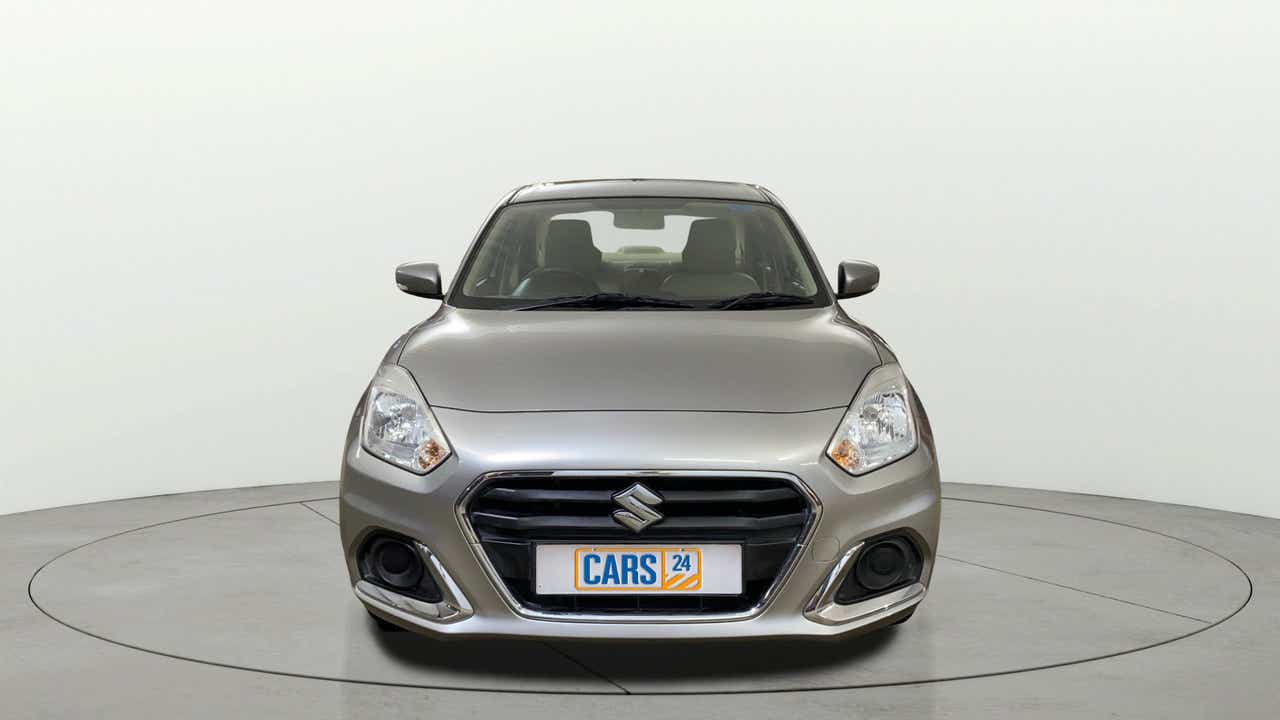 Front view of a Maruti Suzuki Dzire 2018-2023