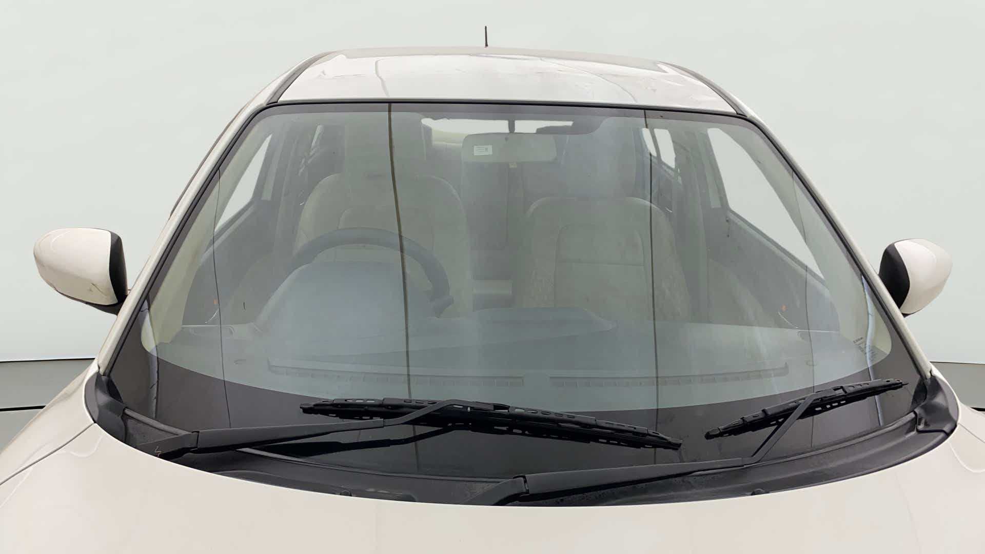 Front windshield view of a Maruti Suzuki Dzire