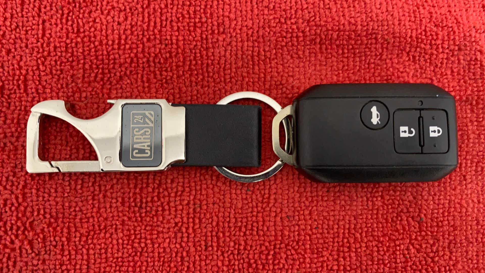 Car key fob of a Maruti Suzuki Dzire 2018-2023