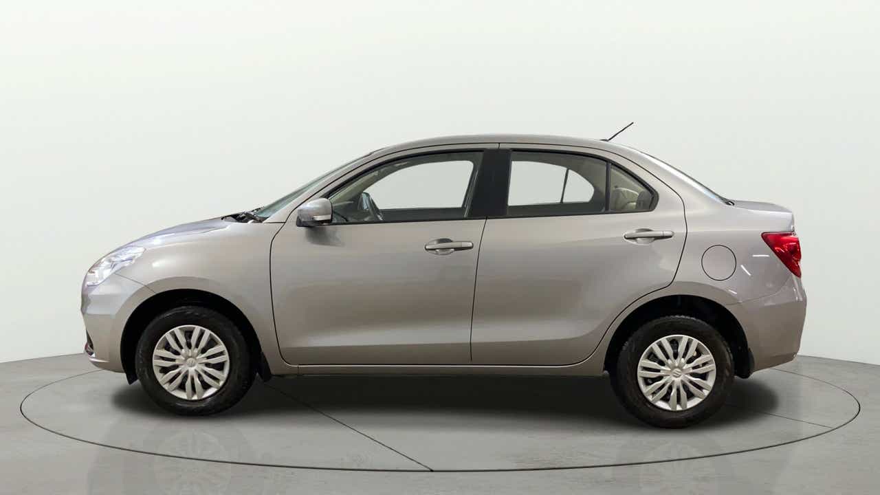 Side profile of a Maruti Suzuki Dzire 2018-2023