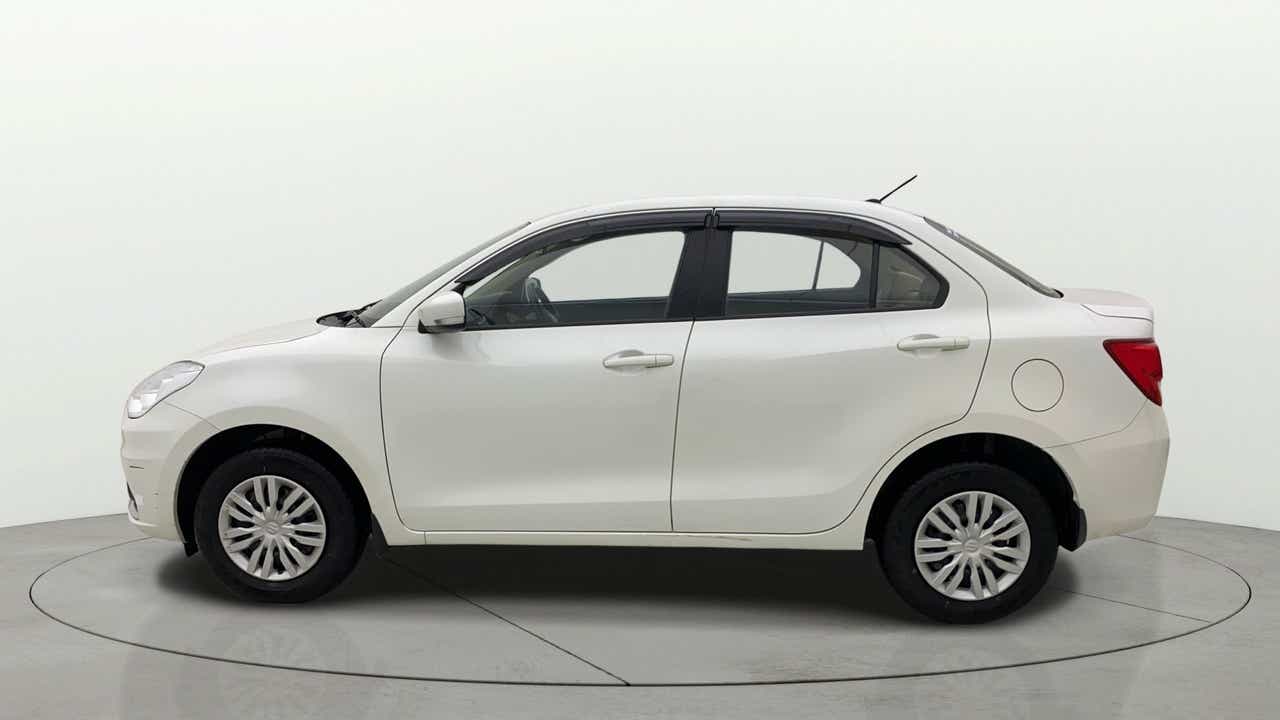 Side view of a Maruti Suzuki Dzire