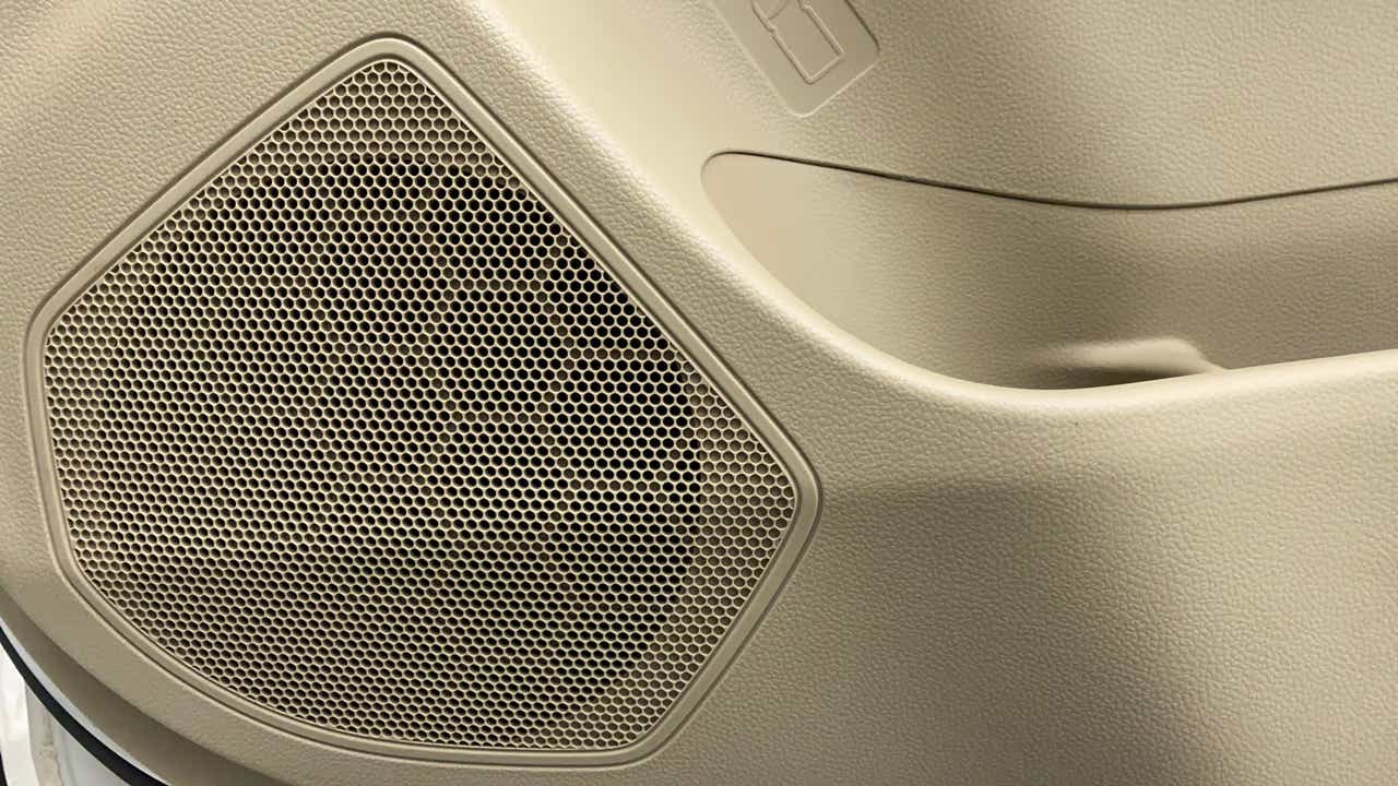 Speaker grille close-up of a Maruti Suzuki Dzire 2018-2023