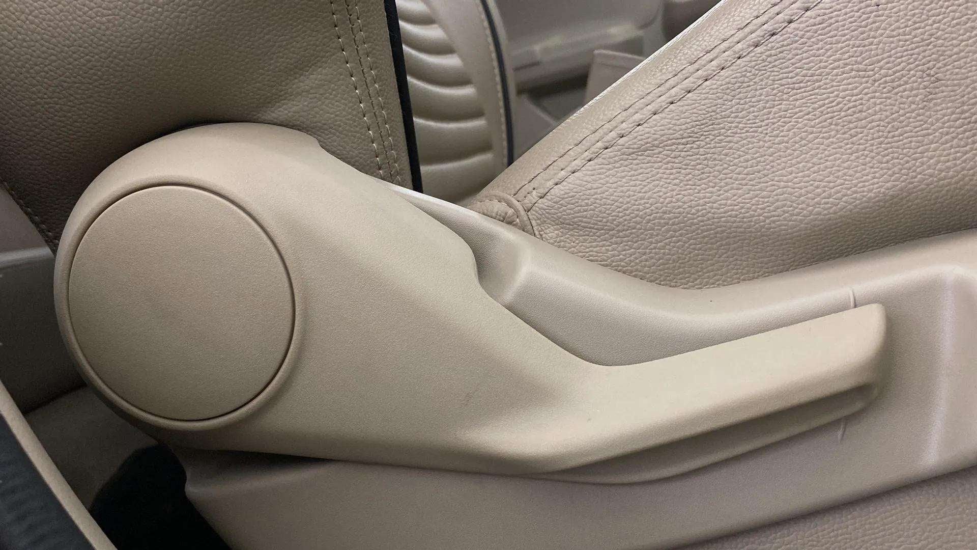 Front seat recline lever of a Maruti Suzuki Dzire 2018-2023