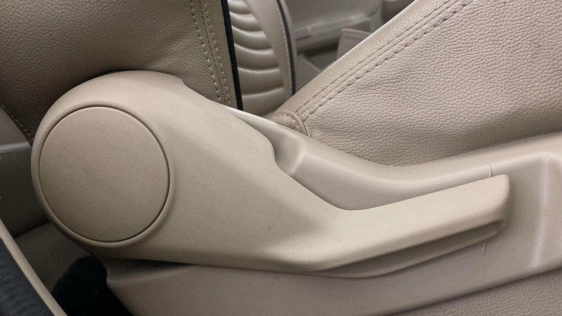 Front seat recline lever of a Maruti Suzuki Dzire 2018-2023