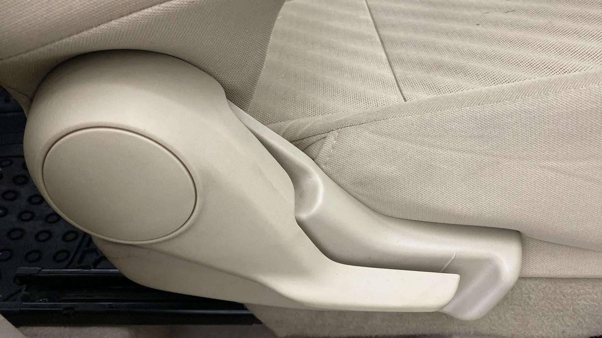 Seat adjustment lever of a Maruti Suzuki Dzire