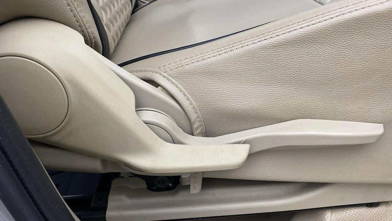 Front seat side adjuster lever of a Maruti Suzuki Dzire 2018-2023