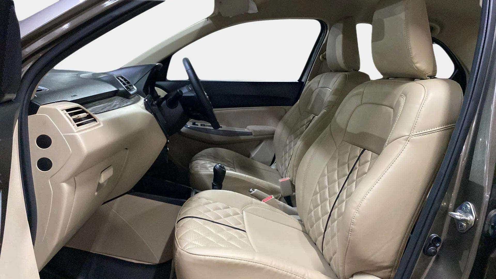 Front interior view of a Maruti Suzuki Dzire 2018-2023