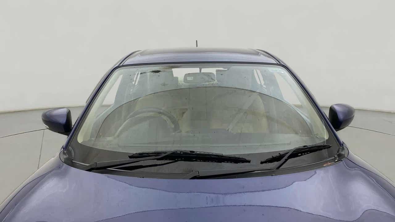 Front windshield view of a Maruti Suzuki Dzire
