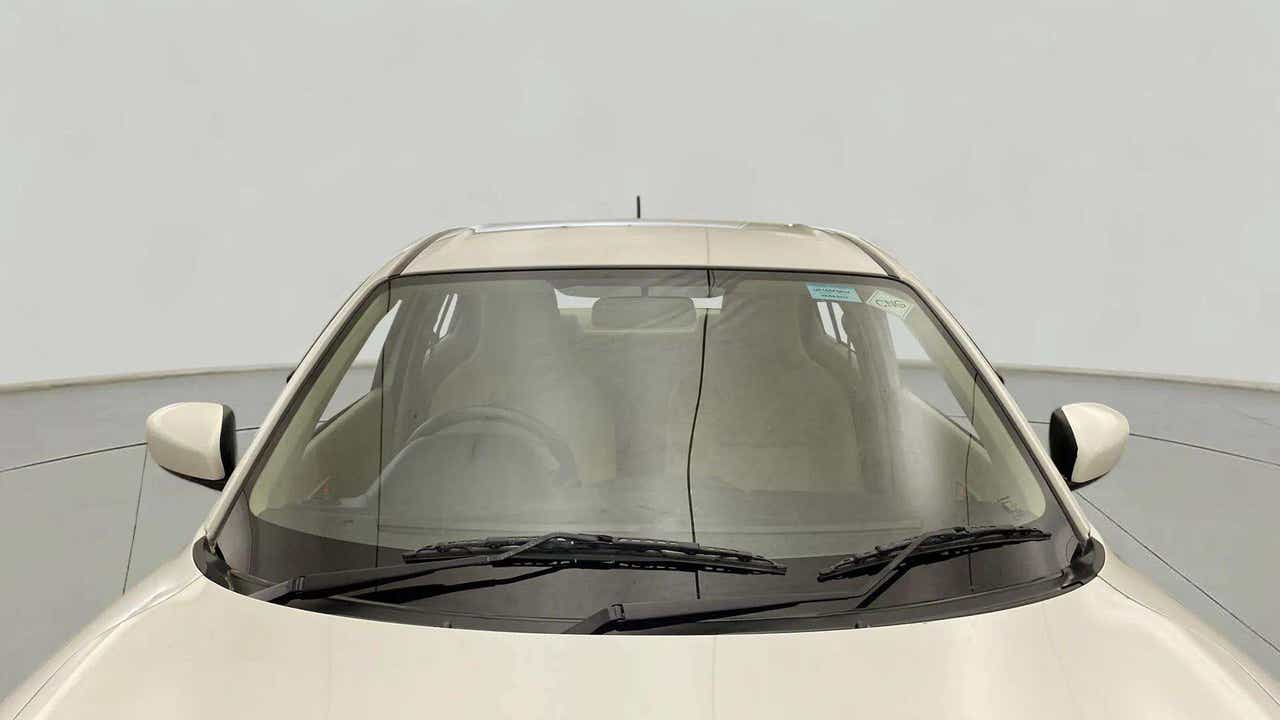 Front windshield view of a Maruti Suzuki Dzire