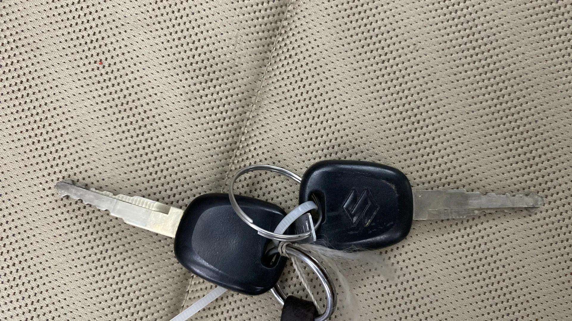 Car key fob of a Maruti Suzuki Dzire