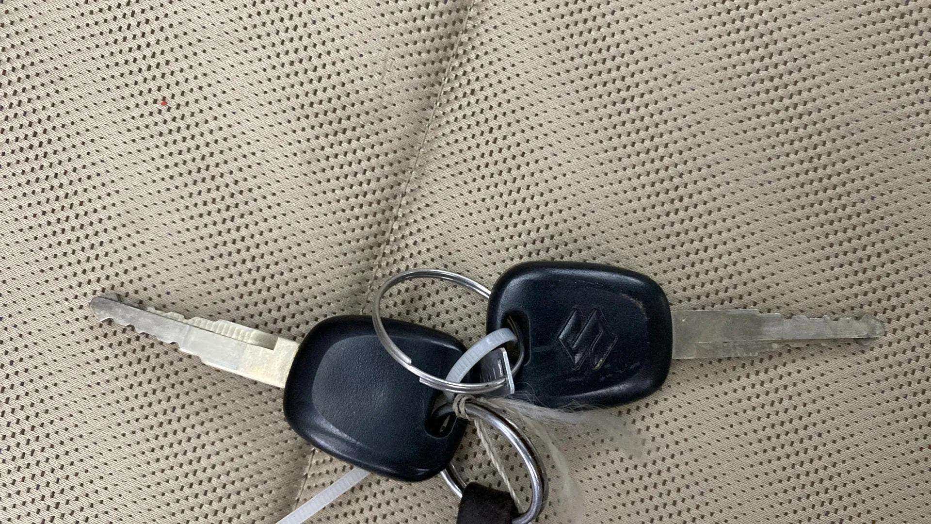 Car key fob of a Maruti Suzuki Dzire