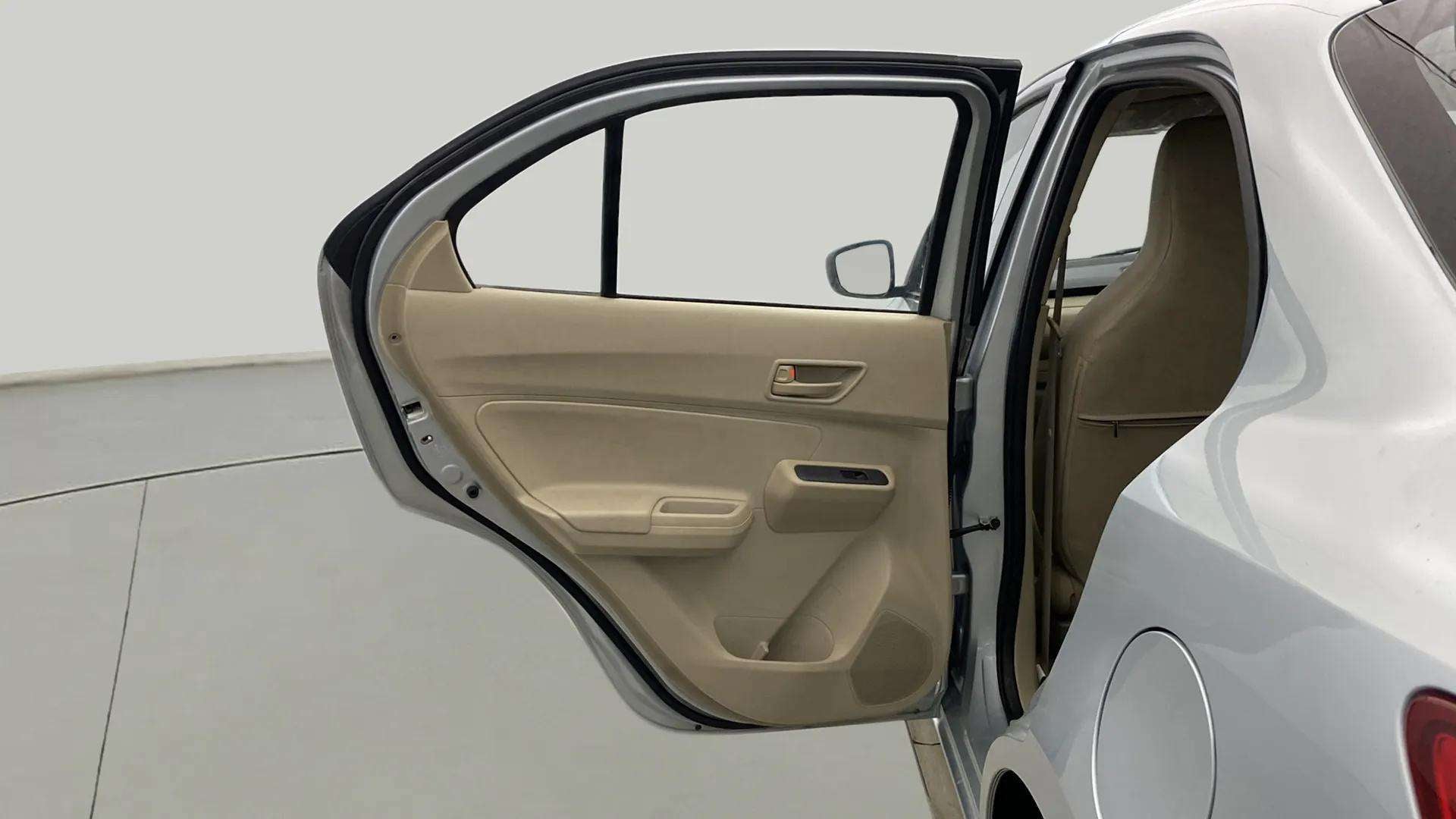 Rear door interior of a Maruti Suzuki Dzire 2018-2023