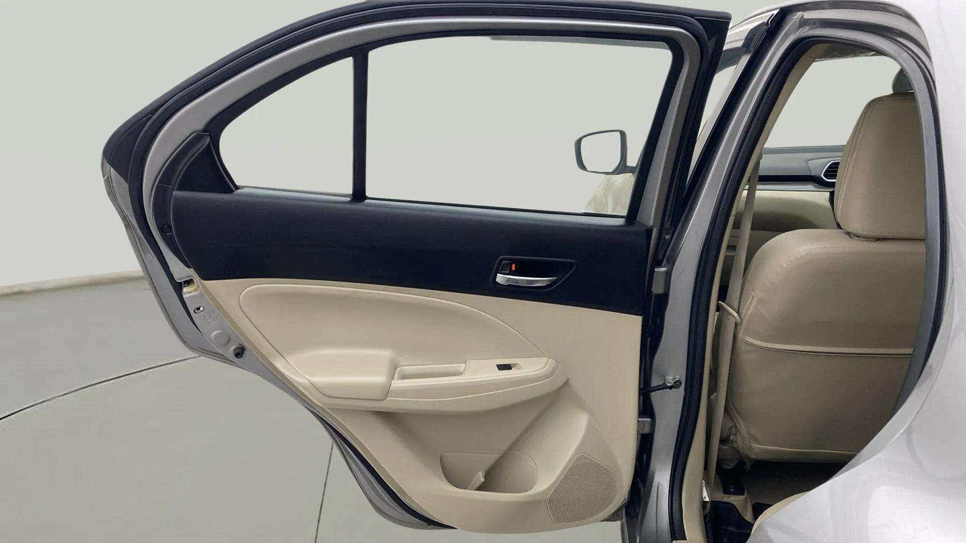 Rear door interior of a Maruti Suzuki Dzire 2018-2023