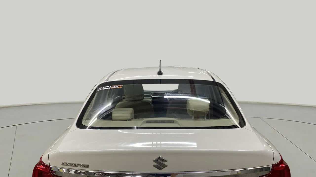 Rear view of a maruti suzuki dzire 2018-2023
