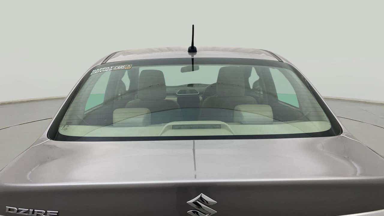 Rear view of a Maruti Suzuki Dzire 2018-2023