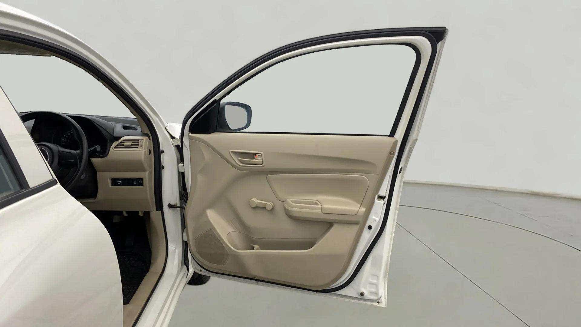 Front driver side door panel of a Maruti Suzuki Dzire