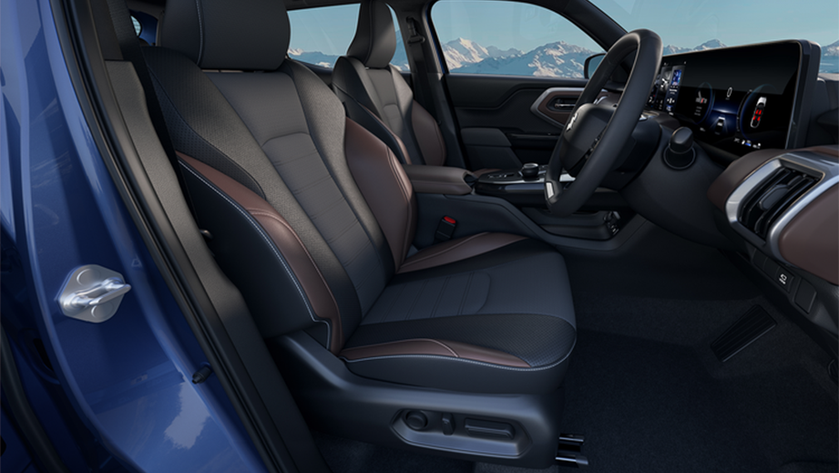 Front interior view of a Maruti Suzuki e Vitara