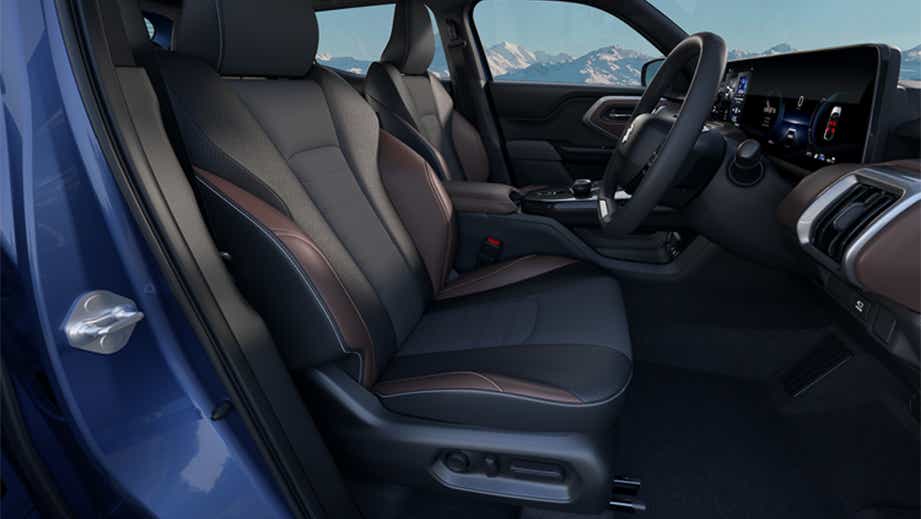 Front interior view of a Maruti Suzuki e Vitara