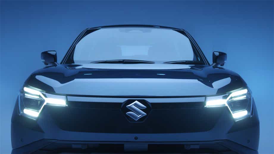 Front view of a Maruti Suzuki e Vitara