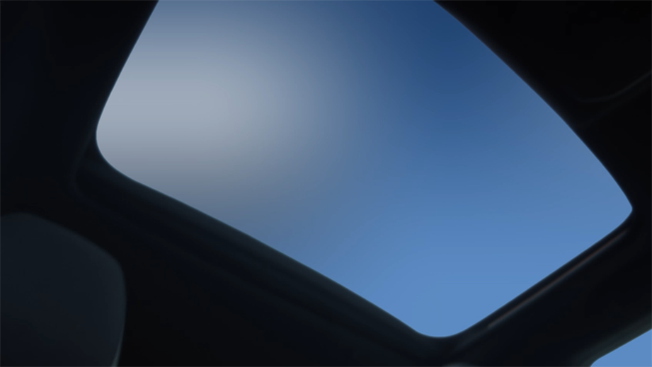 Sunroof view of a Maruti Suzuki e Vitara