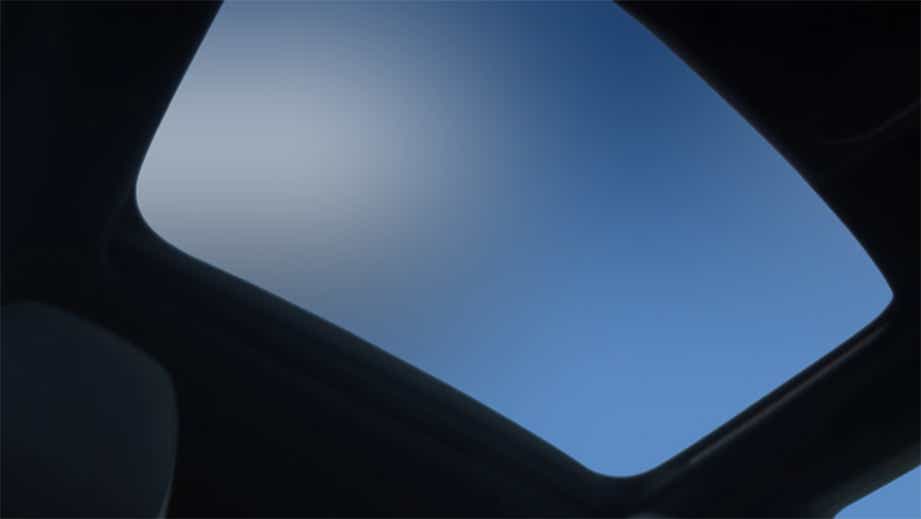 Sunroof view of a Maruti Suzuki e Vitara