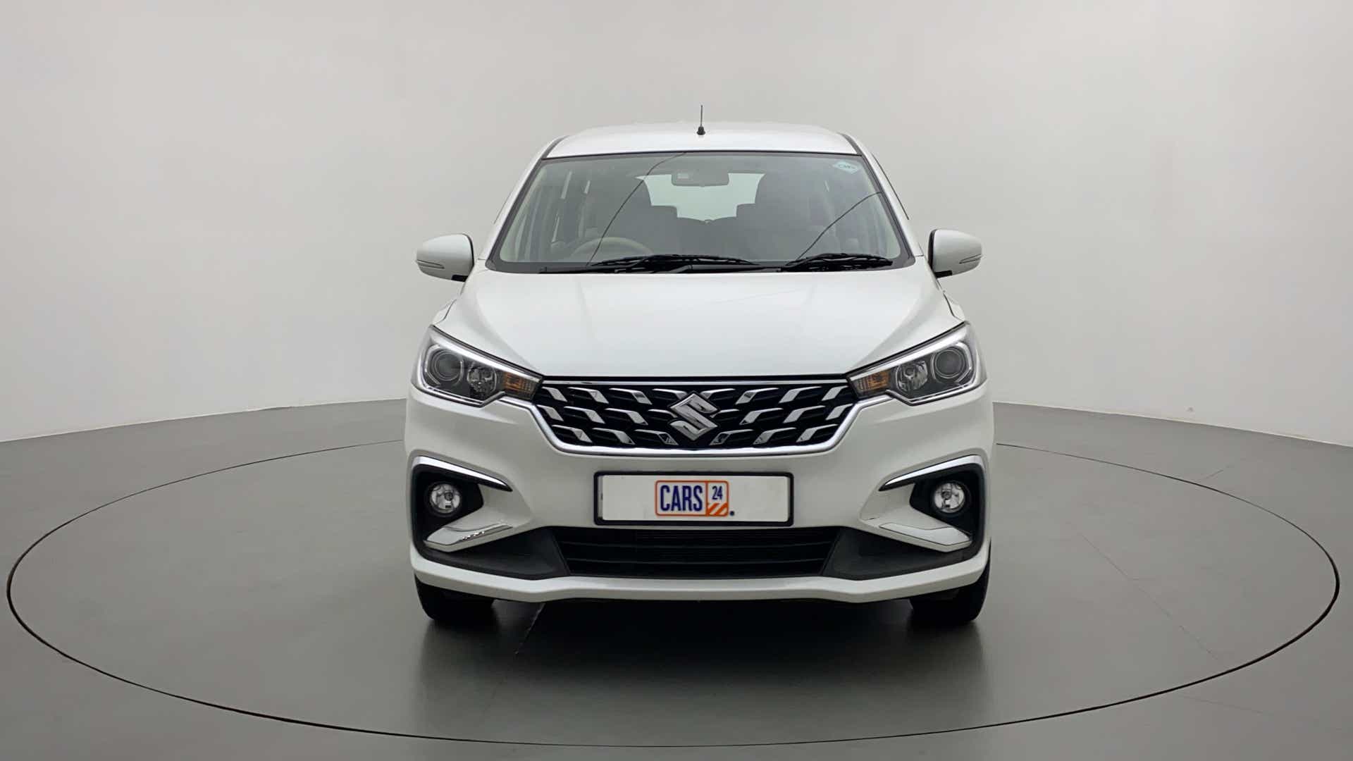 Front view of a Maruti Suzuki Ertiga