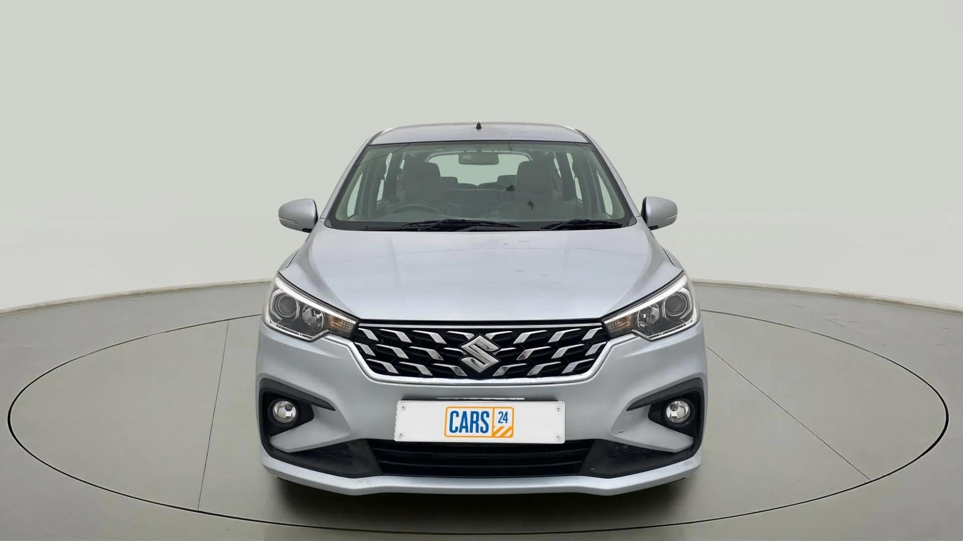 Front view of a Maruti Suzuki Ertiga