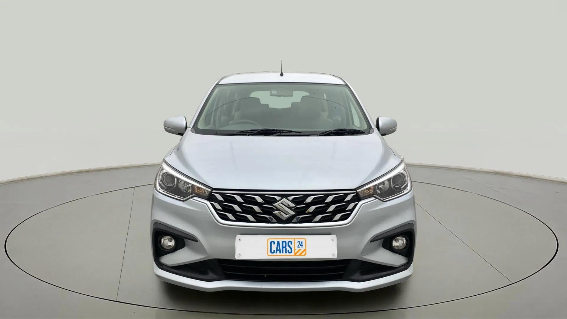 Front view of a Maruti Suzuki Ertiga