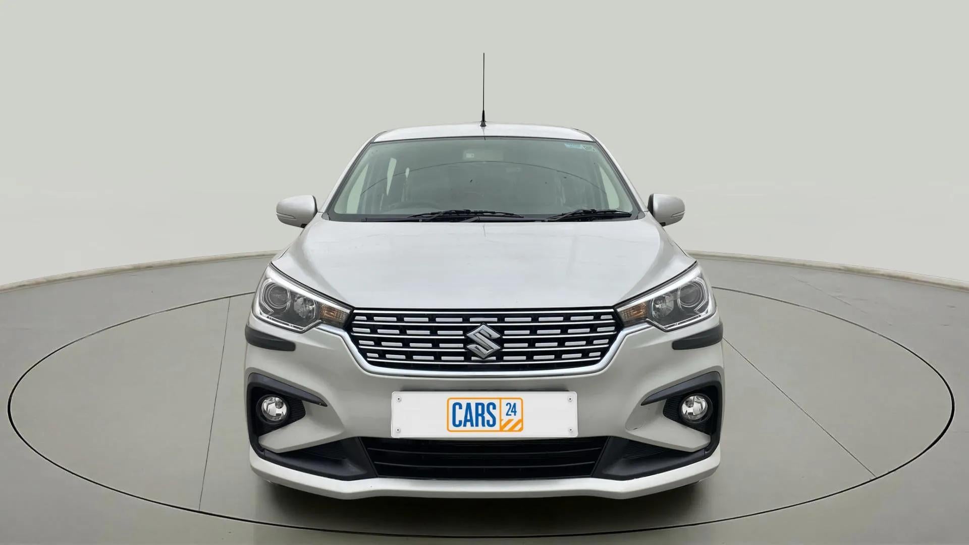 Front view of a Maruti Suzuki Ertiga