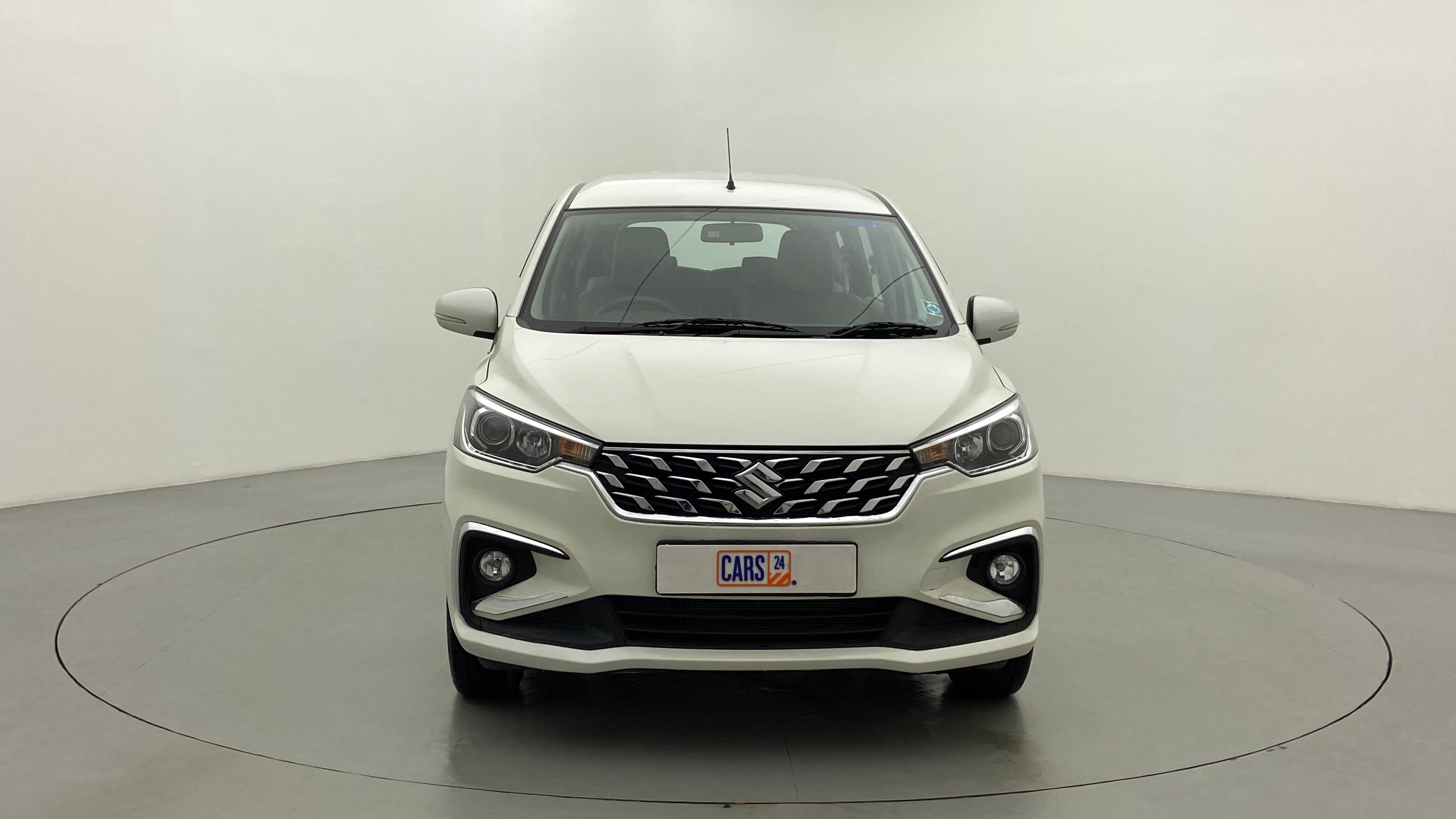 Front view of a Maruti Suzuki Ertiga