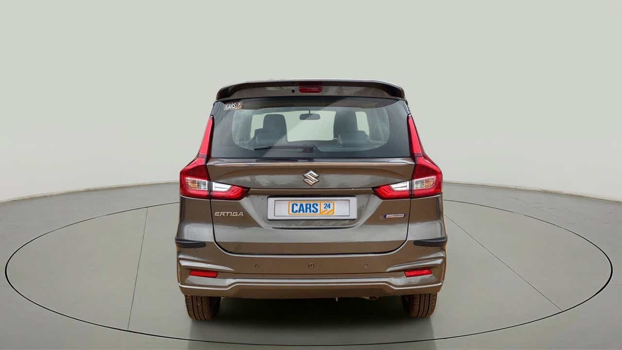 Rear view of a Maruti Suzuki Ertiga
