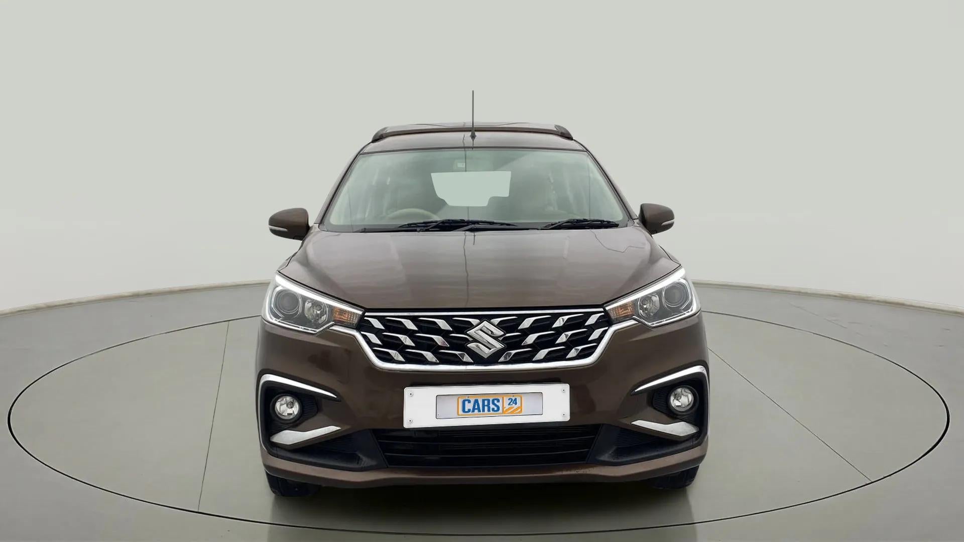 Front view of a Maruti Suzuki Ertiga