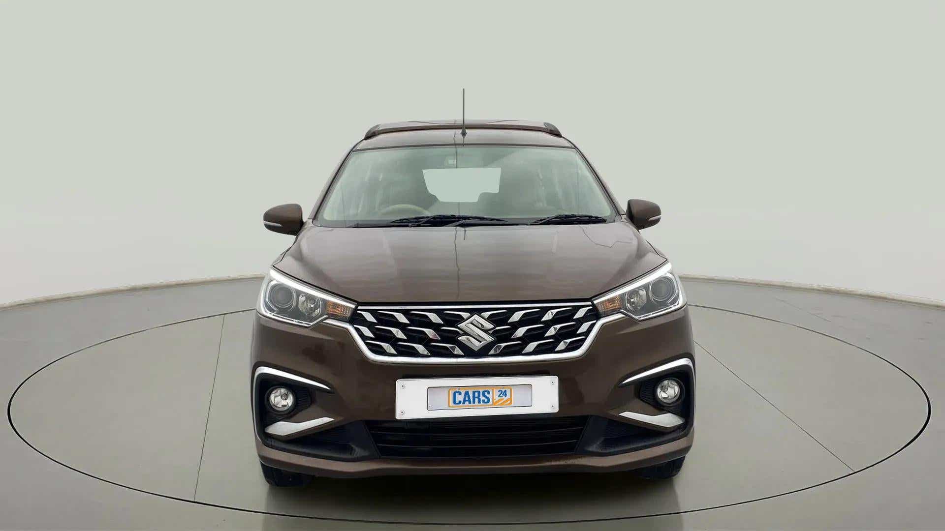 Front view of a Maruti Suzuki Ertiga