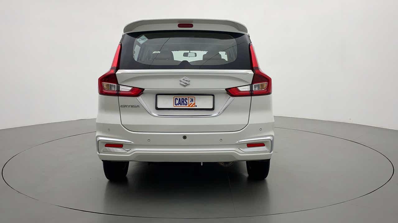 Rear view of a Maruti Suzuki Ertiga